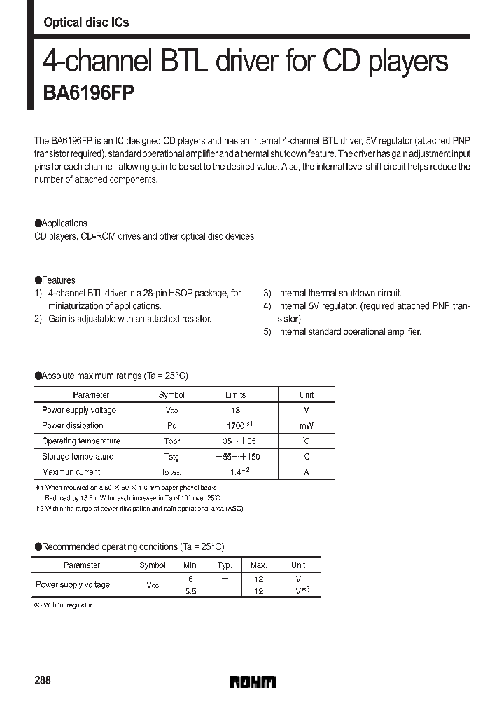 BA6196FP_38813.PDF Datasheet