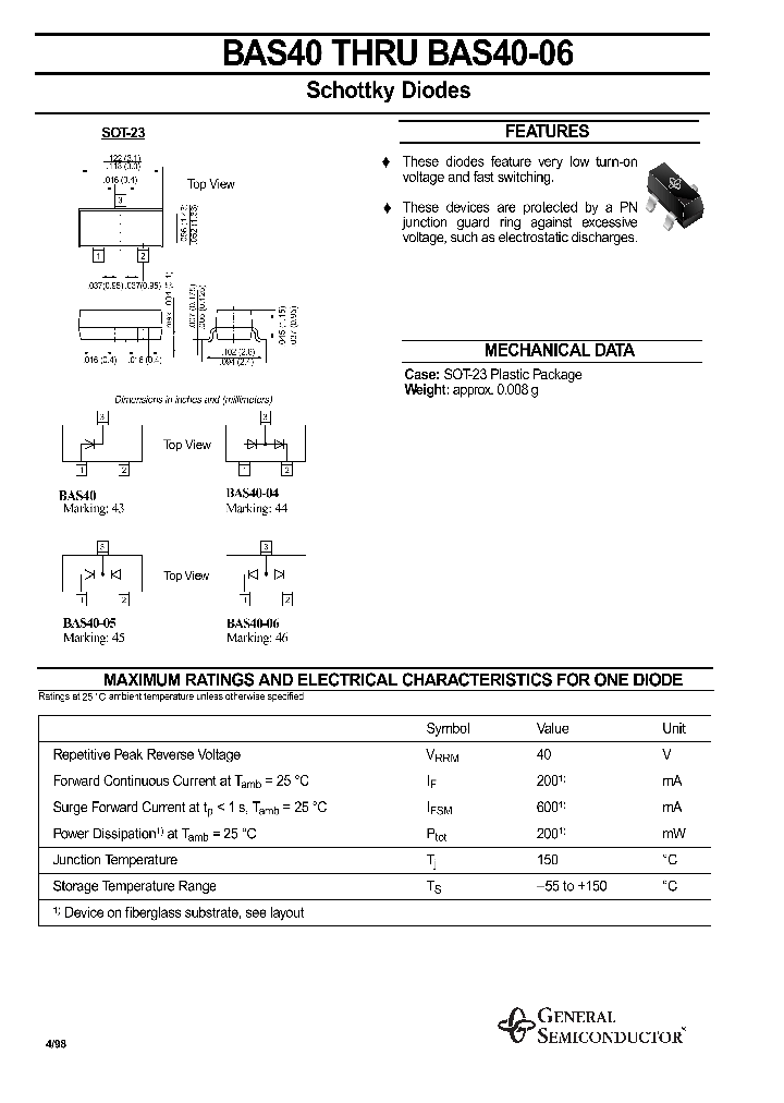 BAS40-05_22340.PDF Datasheet