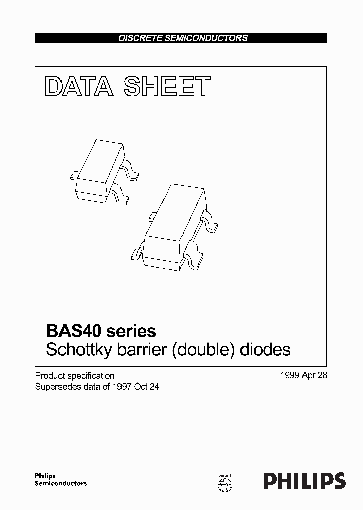 BAS40_22327.PDF Datasheet Download --- IC-ON-LINE