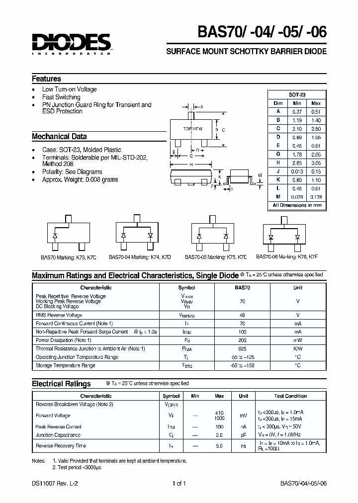 BAS70-05_108139.PDF Datasheet