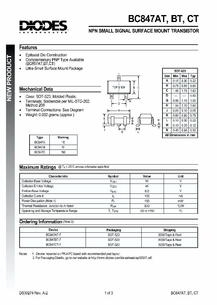 BC847A-7_40111.PDF Datasheet