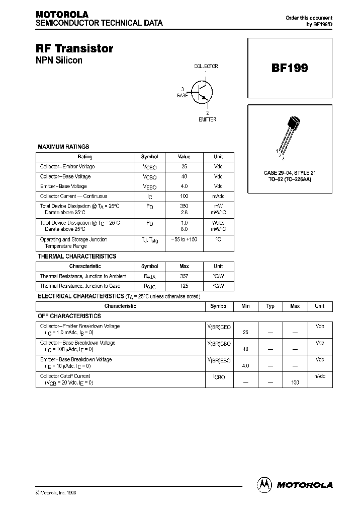 BF199_165083.PDF Datasheet