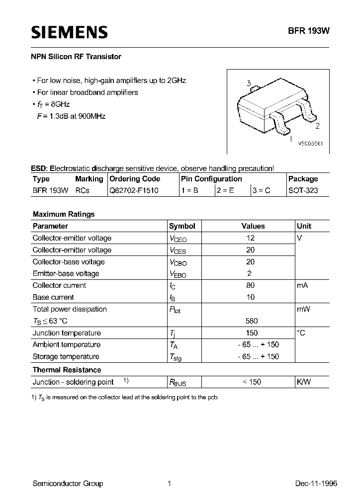 BFR193W_83979.PDF Datasheet