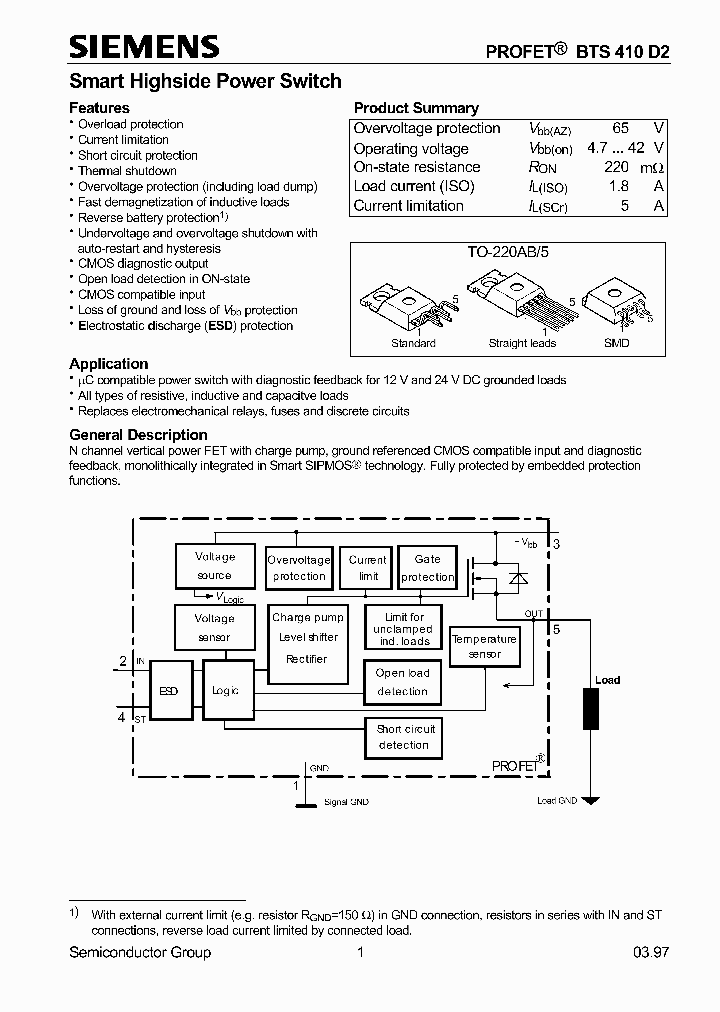 BTS410D2_64490.PDF Datasheet