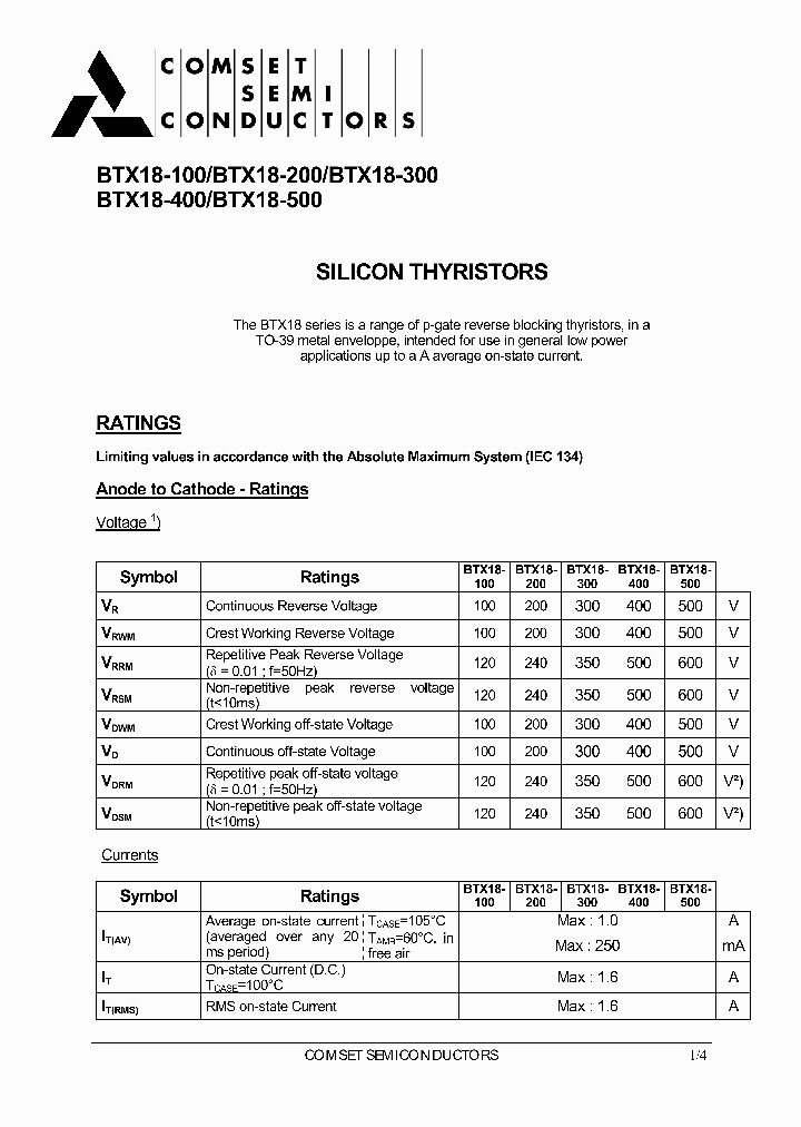 BTX18_63019.PDF Datasheet
