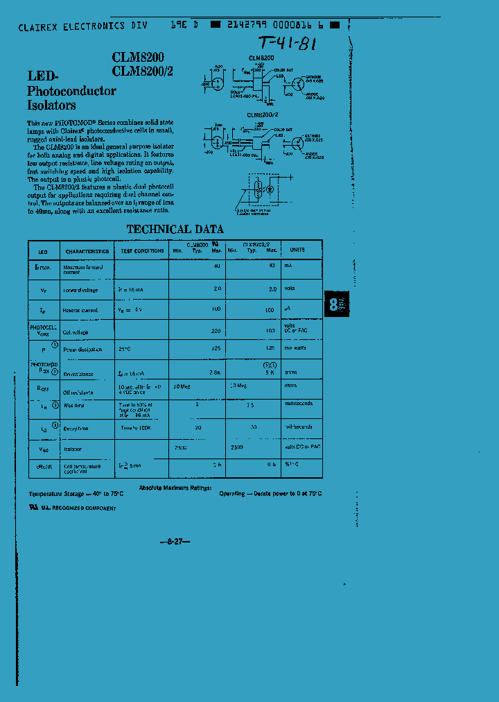 CLM8202_145001.PDF Datasheet