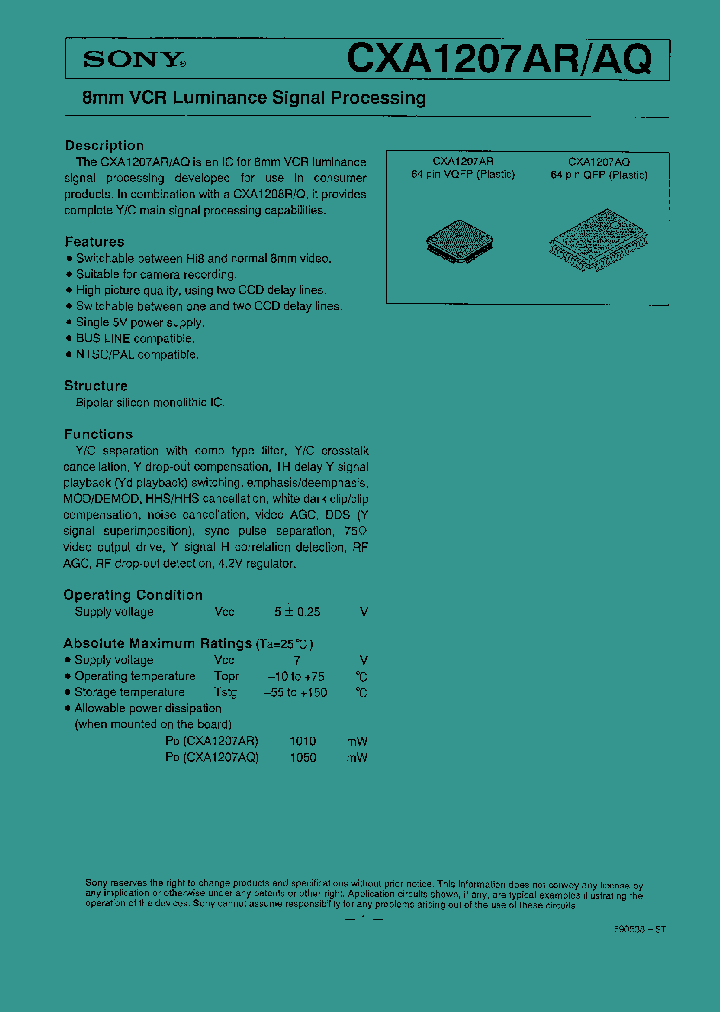 CXA1207_23511.PDF Datasheet