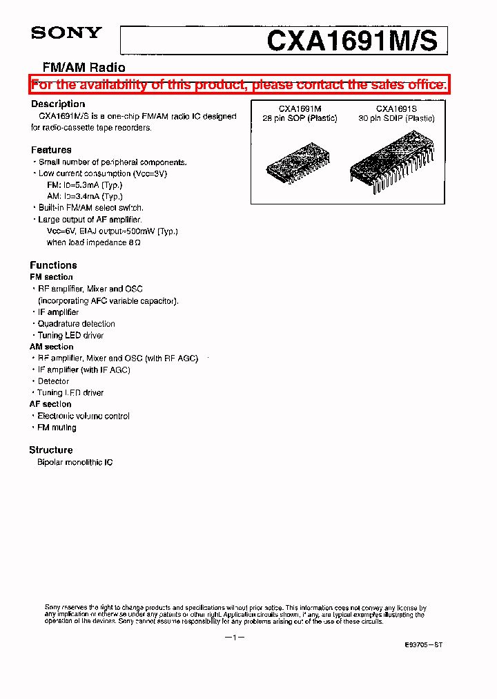 CXA1691M_161759.PDF Datasheet