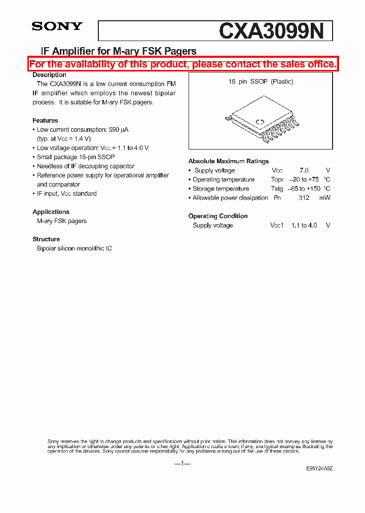 CXA3099N_46074.PDF Datasheet