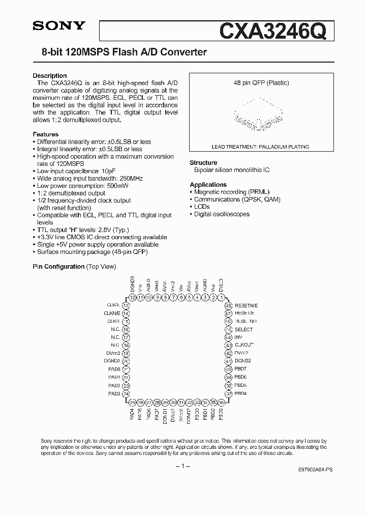 CXA3246Q_133723.PDF Datasheet