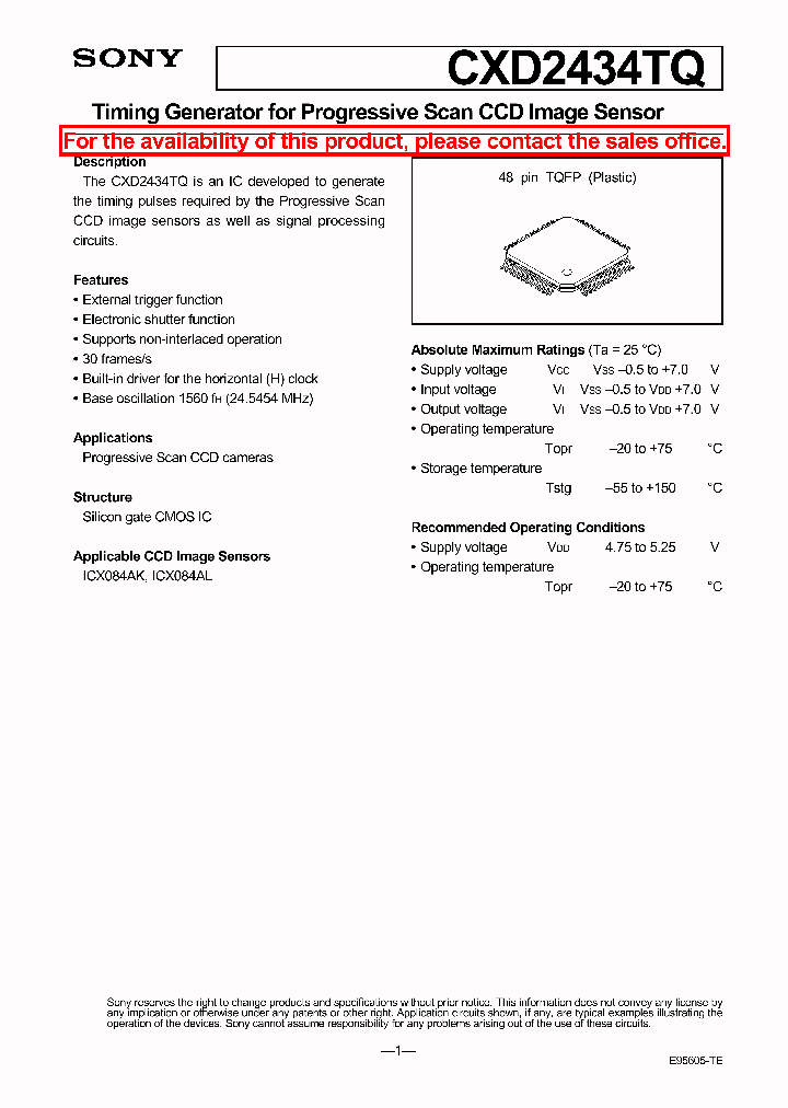 CXD2434TQ_131389.PDF Datasheet