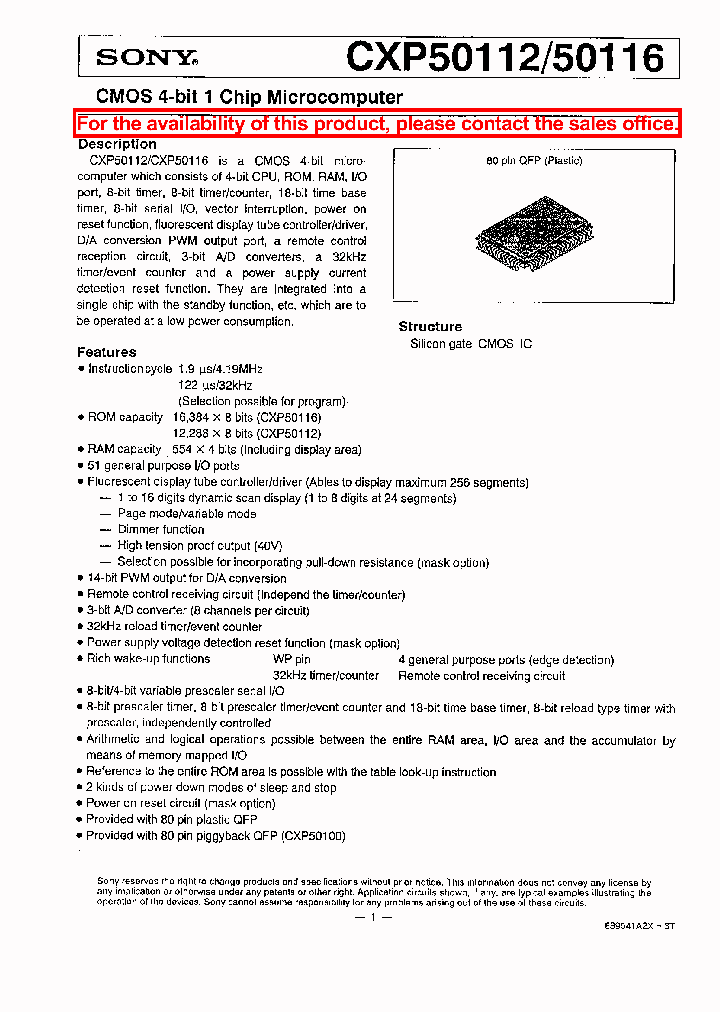 CXP50112_24245.PDF Datasheet