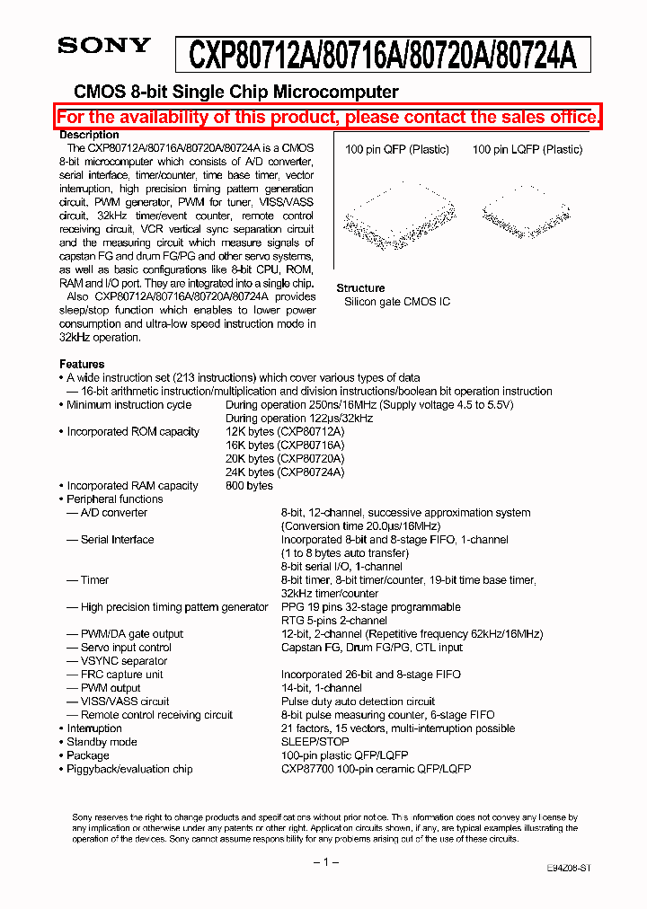 CXP80712A_105599.PDF Datasheet