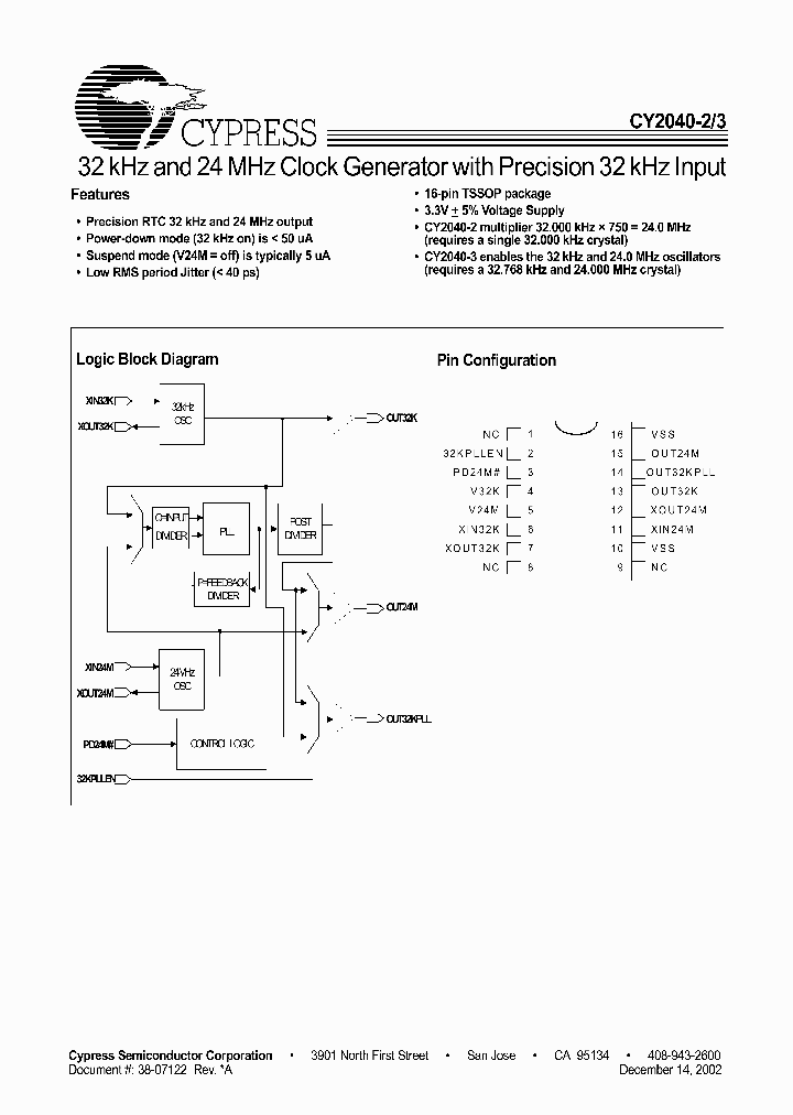 CY2040_44512.PDF Datasheet