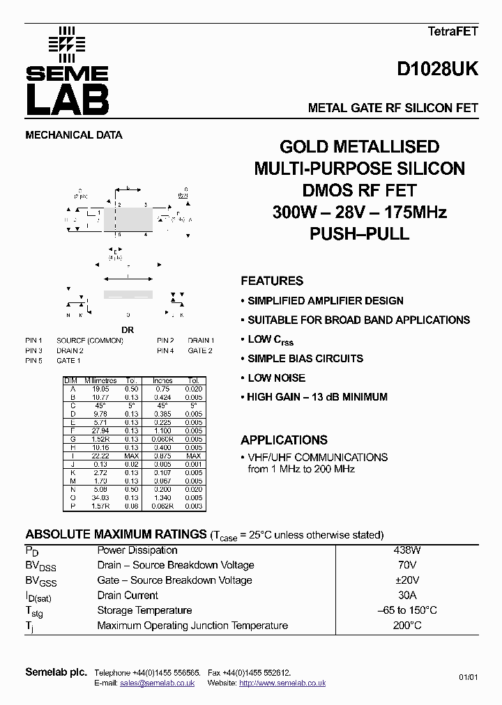 D1028UK_129936.PDF Datasheet Download --- IC-ON-LINE