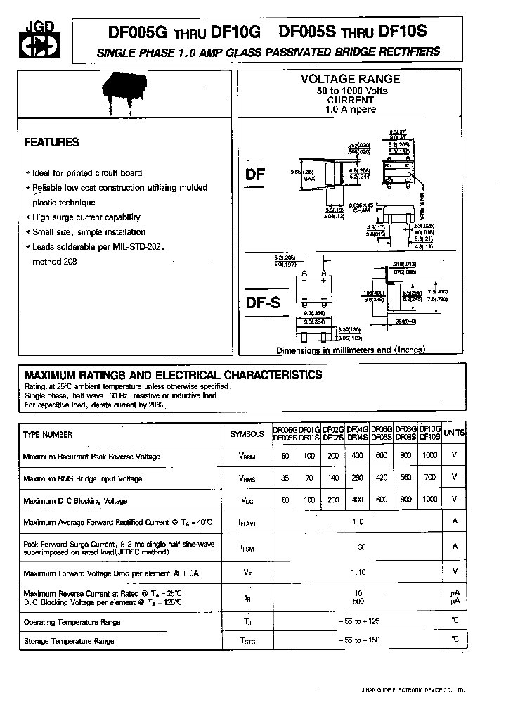 DF04S 145624.PDF Datasheet Download IC ON LINE