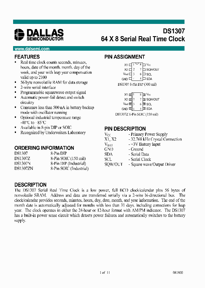 DS1307_88553.PDF Datasheet