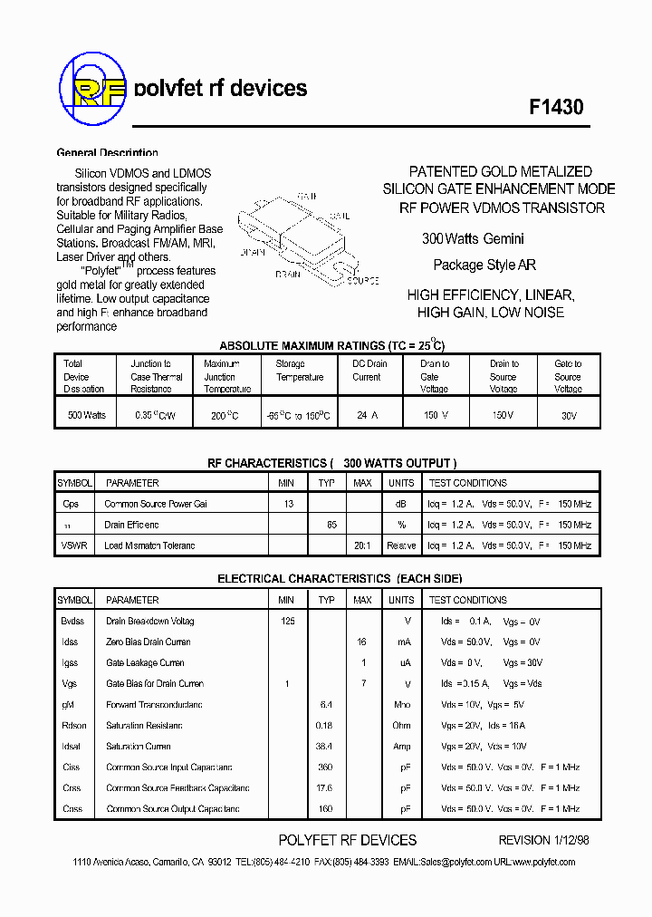 F1430_161752.PDF Datasheet