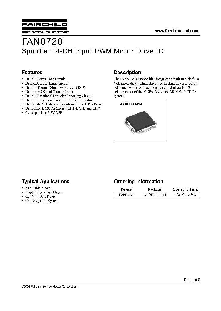 FAN8728_39479.PDF Datasheet