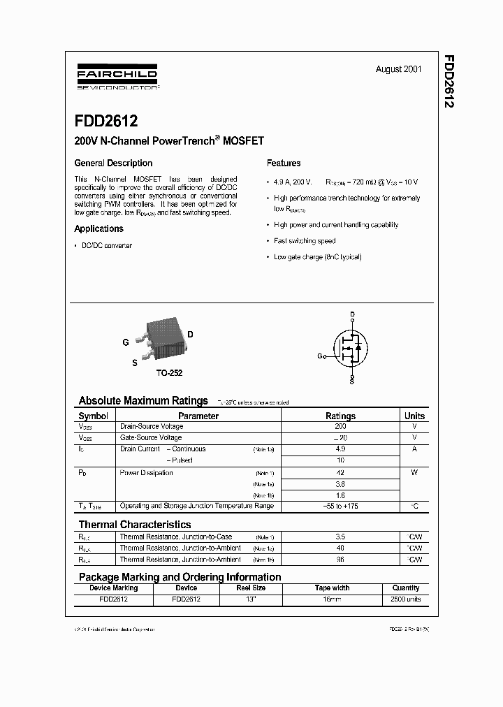 FDD2612_161822.PDF Datasheet