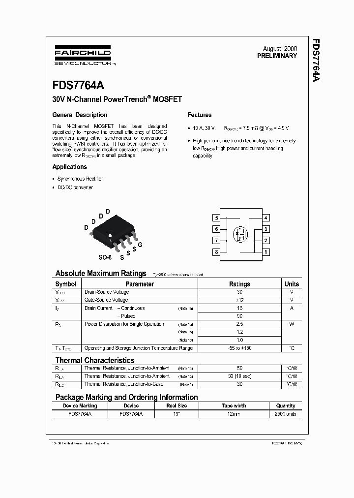 FDS7764A_137052.PDF Datasheet