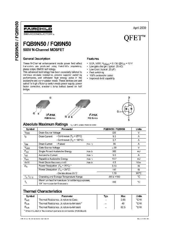 EQI9N50_36452.PDF Datasheet