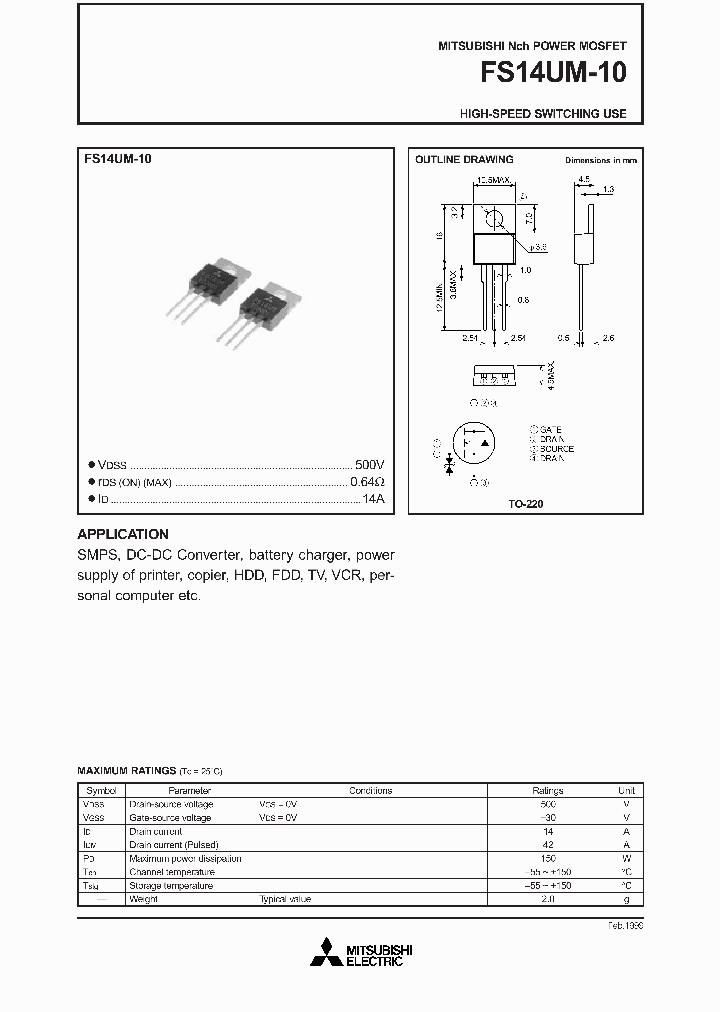 FS14UM-10_59819.PDF Datasheet