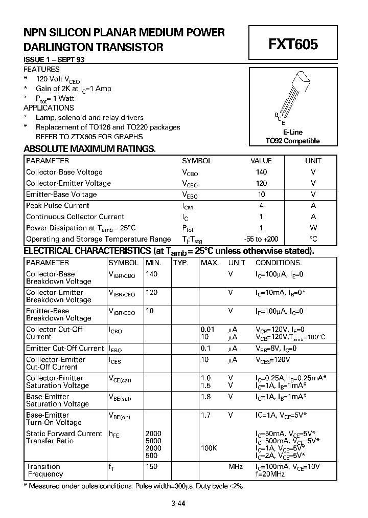 FXT605_73495.PDF Datasheet