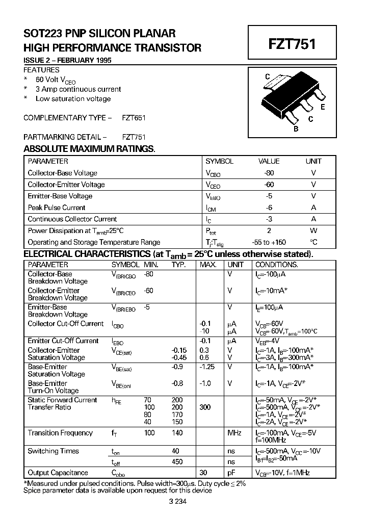 FZT751_154448.PDF Datasheet