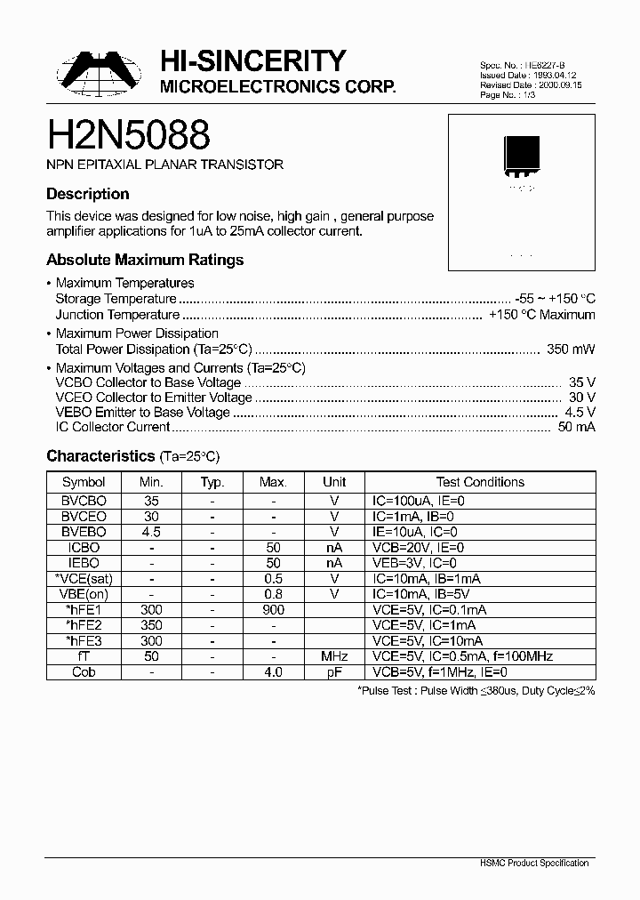 H2N5088_193889.PDF Datasheet