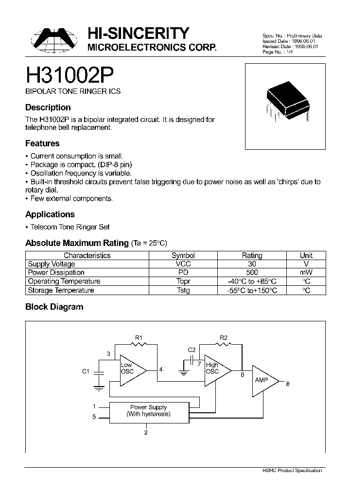 H31002P_165685.PDF Datasheet