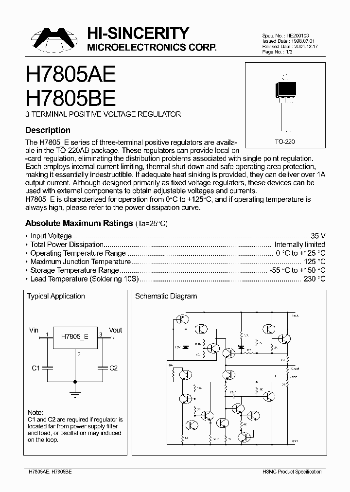 H7805AE_162465.PDF Datasheet