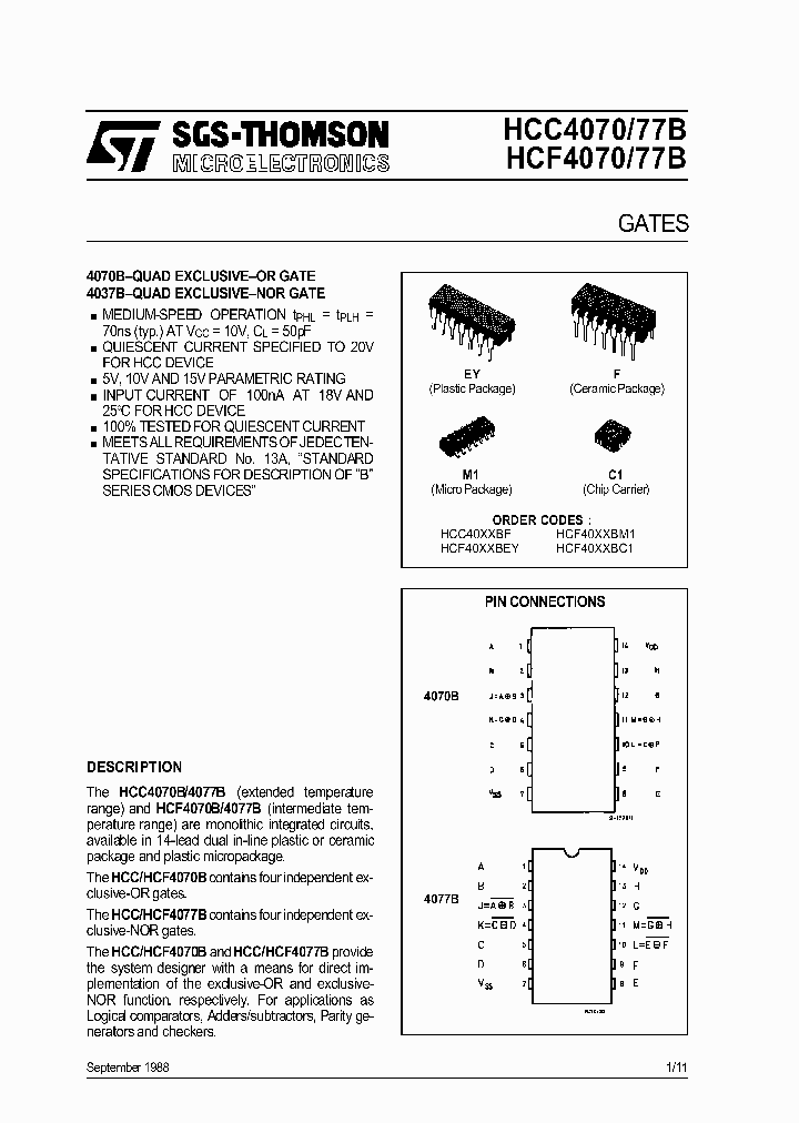 HCF4070_10338.PDF Datasheet