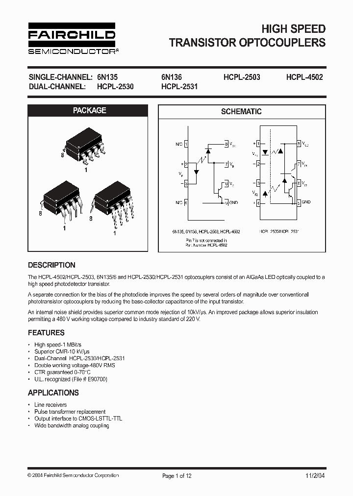 HCPL2503_130012.PDF Datasheet