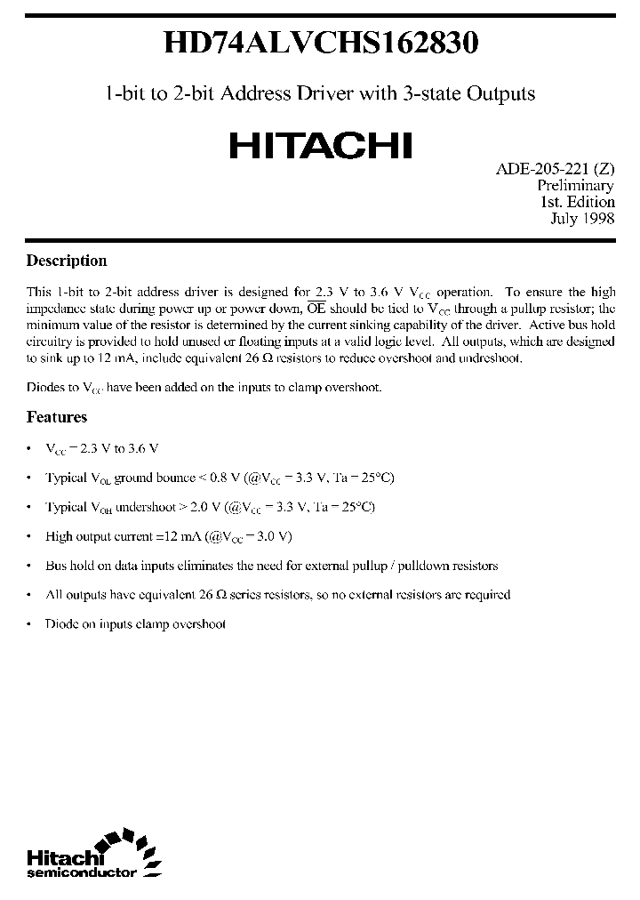 HD74ALVCHS162830_25099.PDF Datasheet