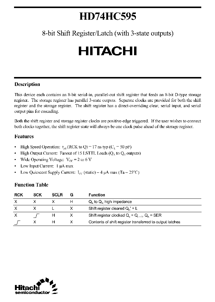 HD74HC595_78767.PDF Datasheet