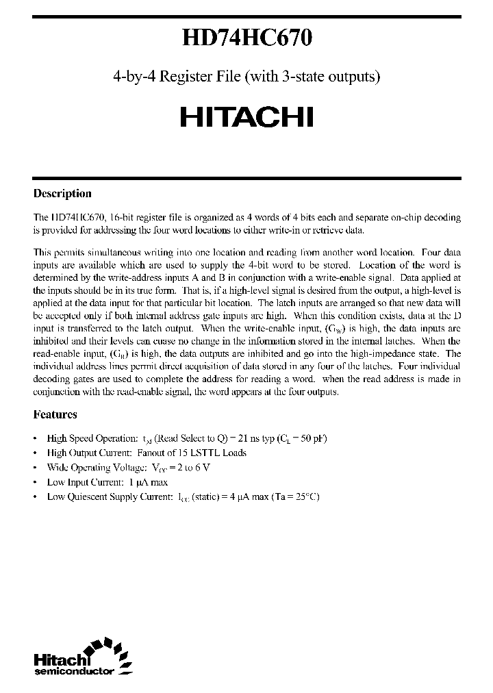 HD74HC670_164464.PDF Datasheet