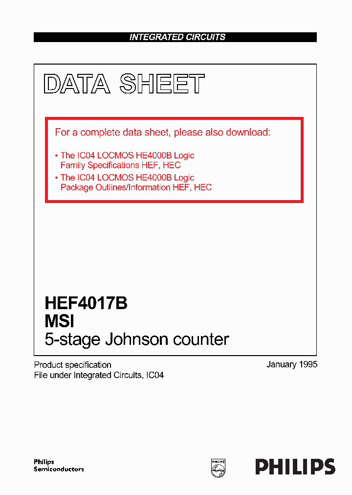 HEF4017B_105576.PDF Datasheet
