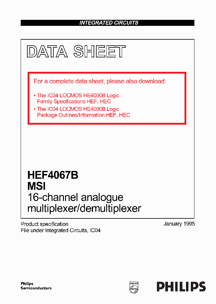 HEF4067B_152125.PDF Datasheet