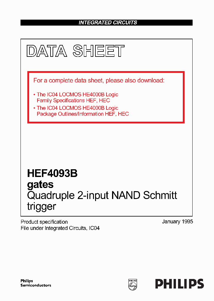 HEF4093_26155.PDF Datasheet