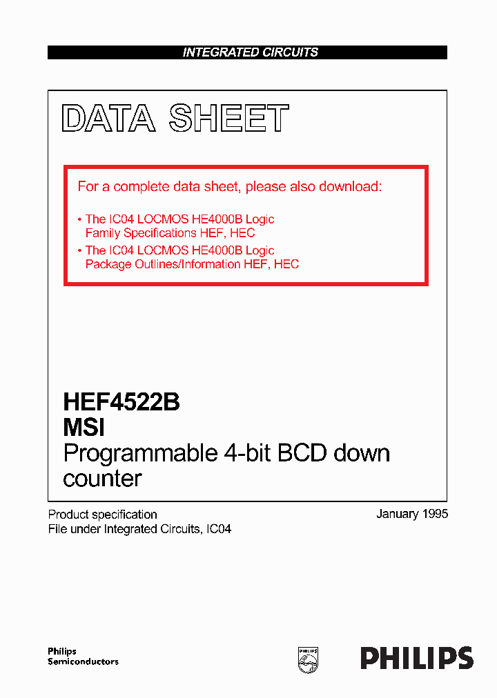 HEF4522_139500.PDF Datasheet