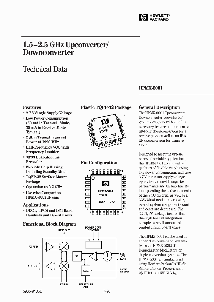 HPMX-5001_127900.PDF Datasheet