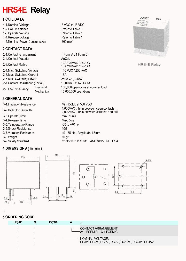 HRS4E-SDC12V_43070.PDF Datasheet