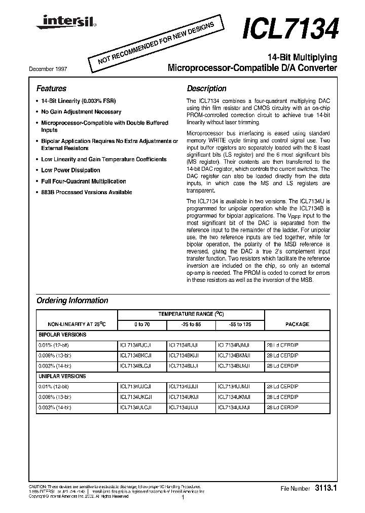 ICL7134_117533.PDF Datasheet