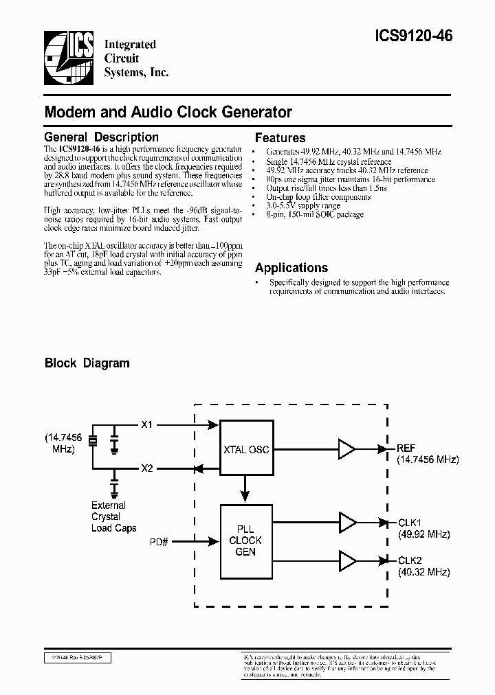 ICS9120-46_118189.PDF Datasheet