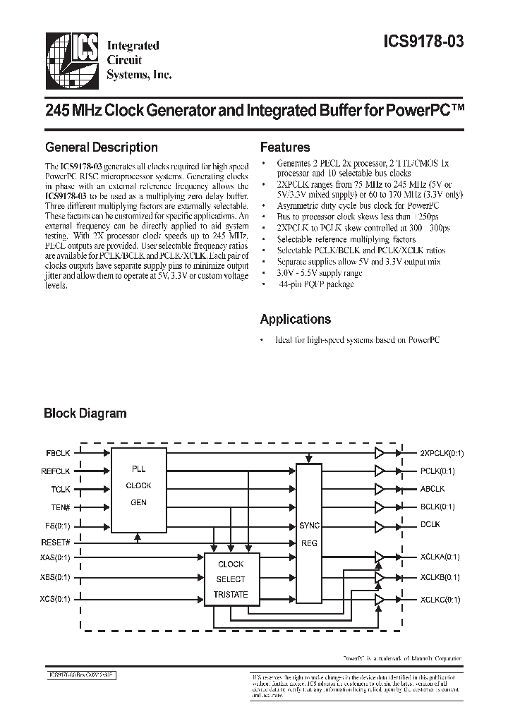 ICS9178-03_26338.PDF Datasheet