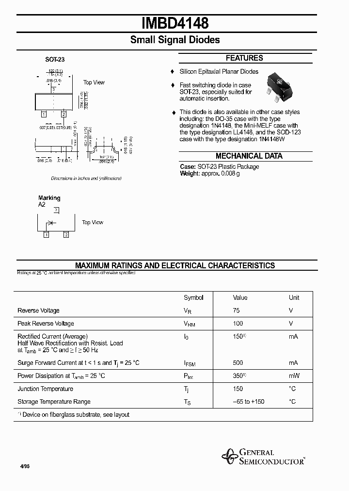 IMBD4148_144943.PDF Datasheet