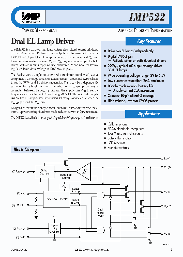 IMP522_12087.PDF Datasheet