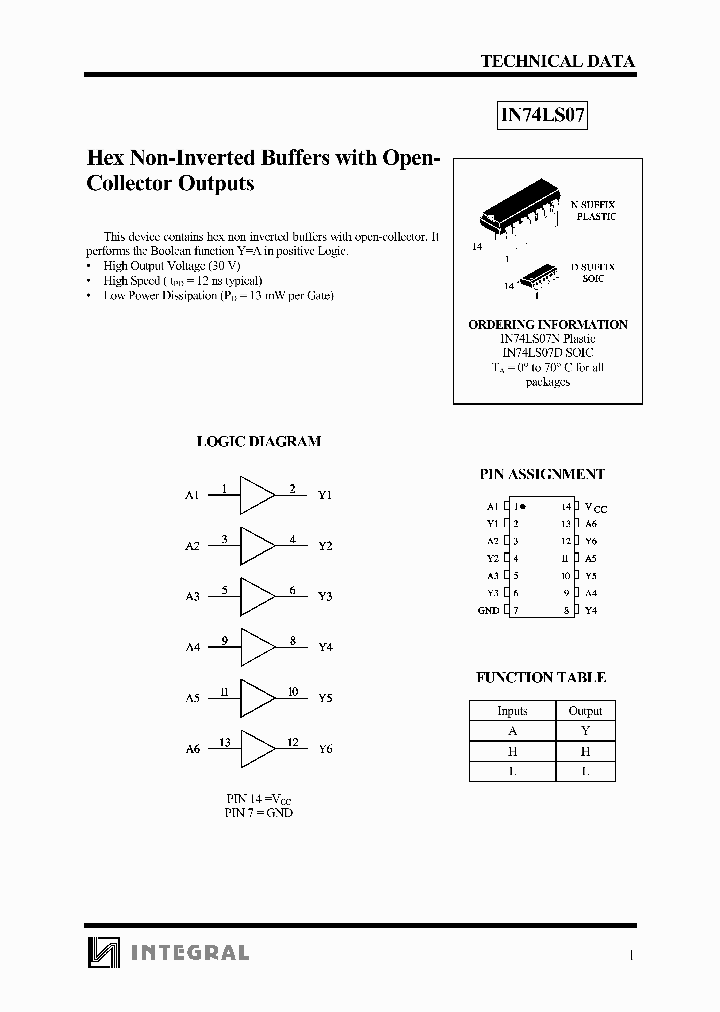 IN74LS07_176978.PDF Datasheet