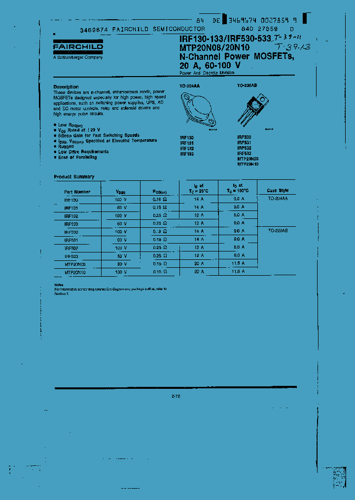 IRF130-133_5734.PDF Datasheet